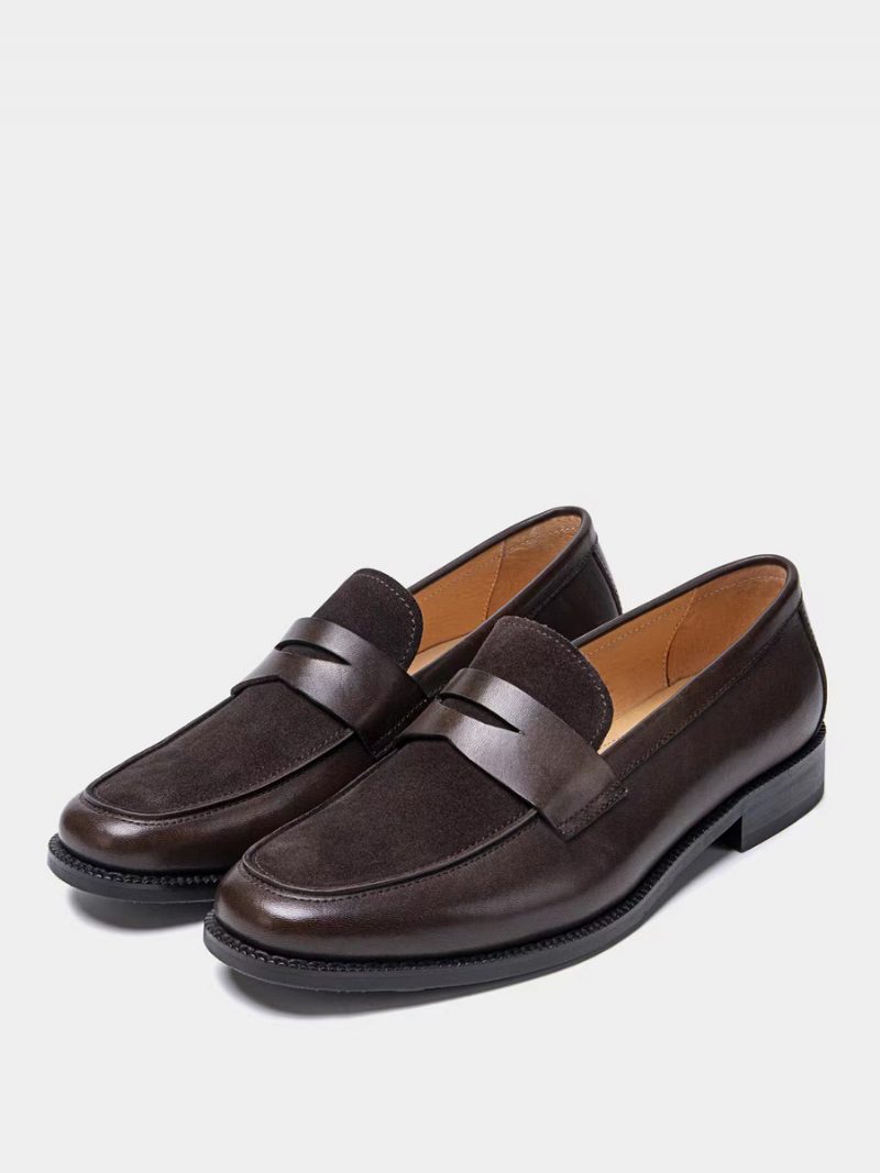 Herren-loafer-schuhe Aus Pu-leder Zum Hineinschlüpfen Für Den Abschlussball Und Die Hochzeit