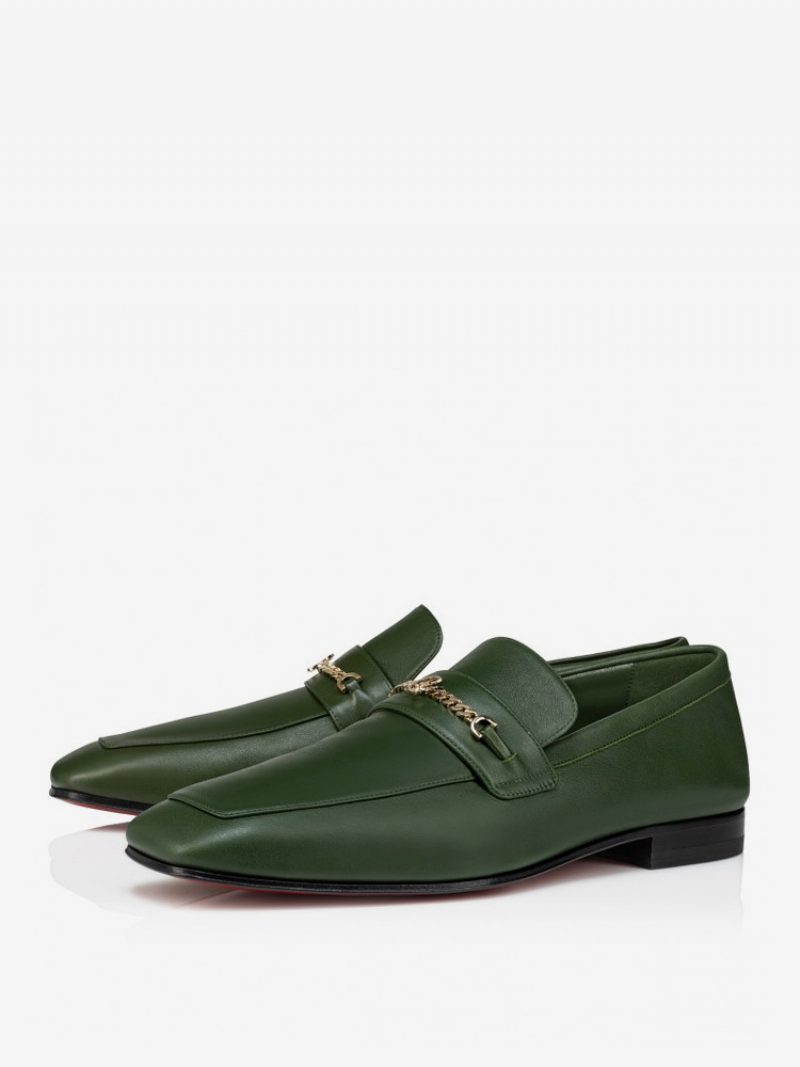 Herren-loafer-schuhe Zum Reinschlüpfen Polyester Metalldetails Abschlussball- Und Hochzeitsschuhe