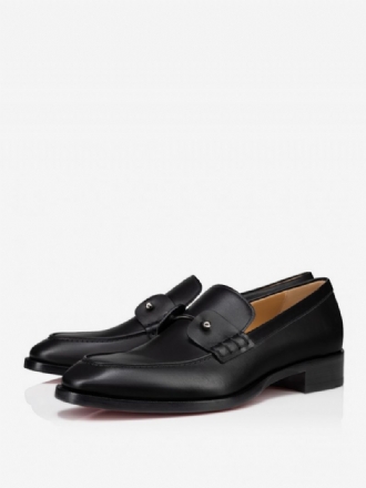 Herren-loafer-slip-on-schuhe Mit Schnalle Kunstwerk Abschlussball Hochzeitsschuhe