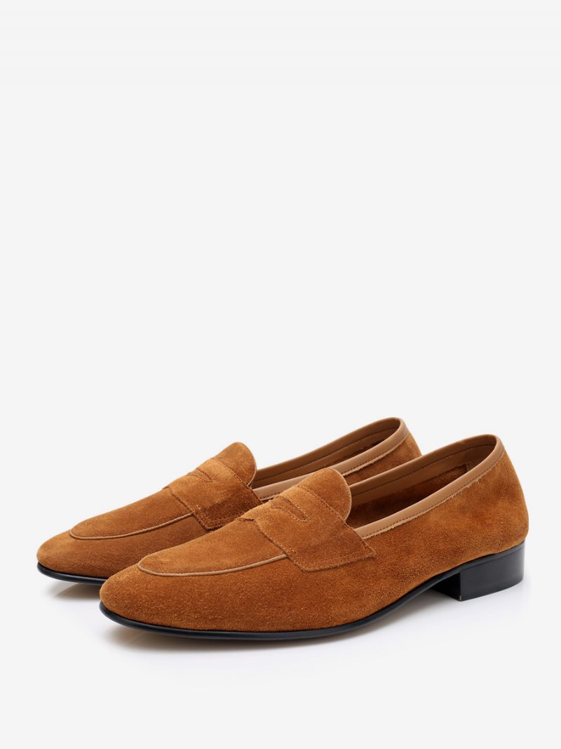 Herren-loafer-slipper Aus Rindsleder Für Den Abschlussball Und Hochzeit