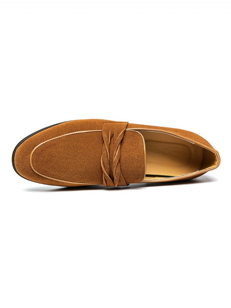 Herren-penny-loafer Aus Veganem Leder - Gelb