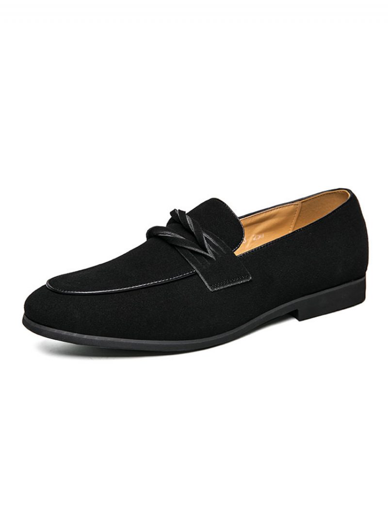 Herren-penny-loafer Aus Veganem Leder - Schwarz