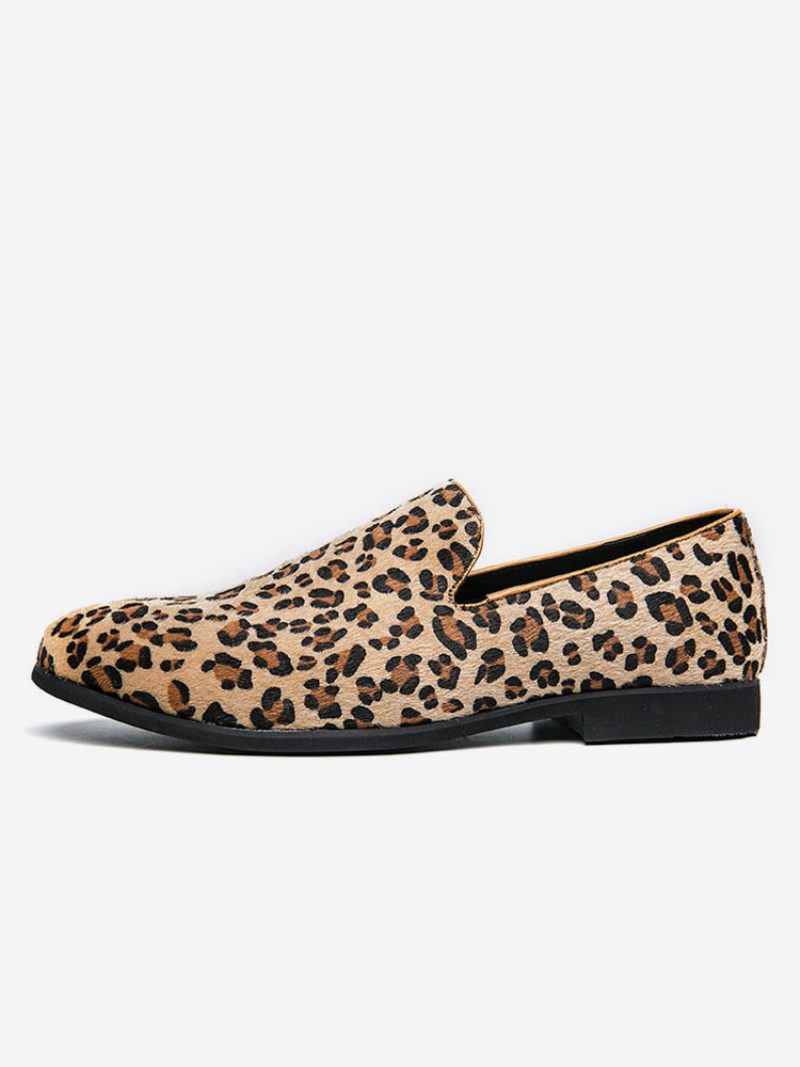 Herren-slipper Mit Leopardenmuster - Leopard