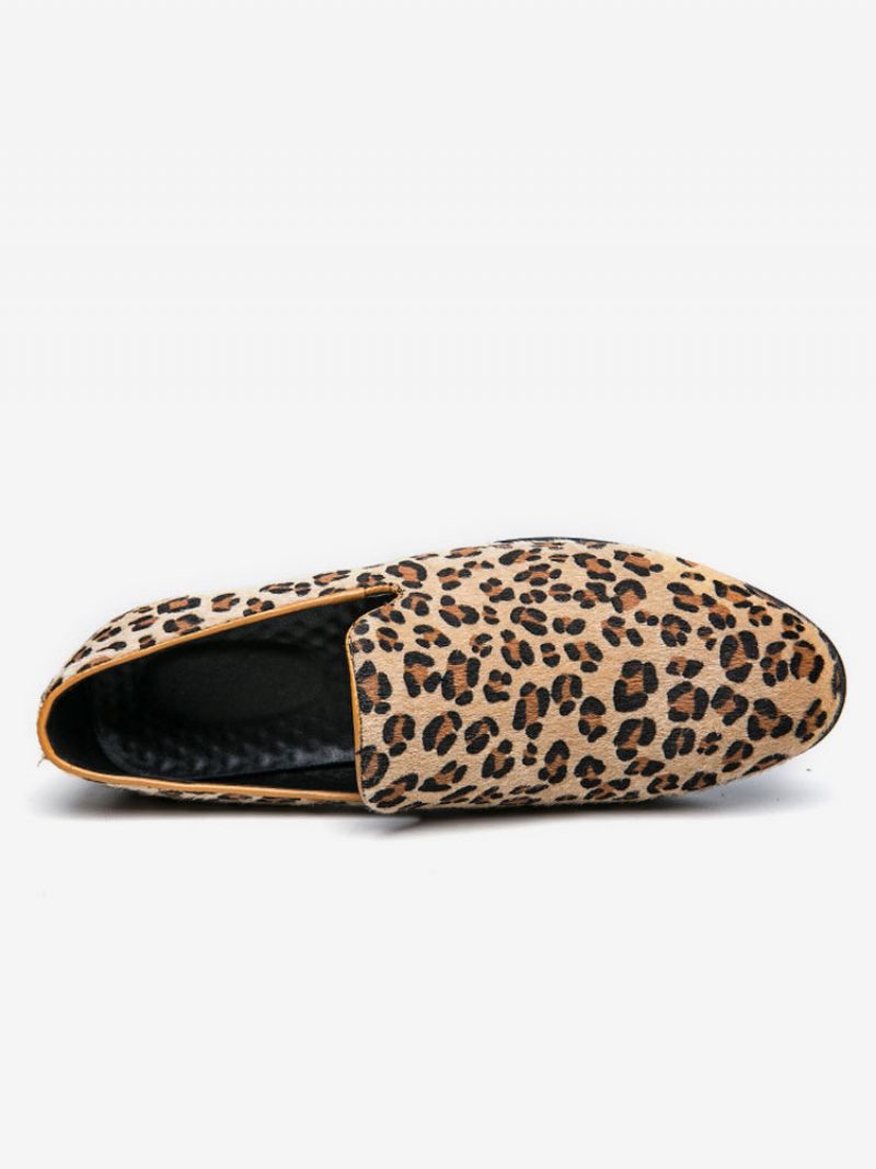 Herren-slipper Mit Leopardenmuster - Leopard