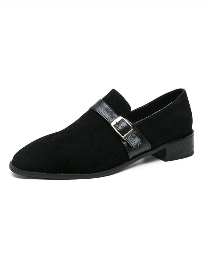 Herren-slipper Mit Mönchsriemen Für Abschlussball Party Hochzeit Schwarz Slip-on Formelle Schuhe