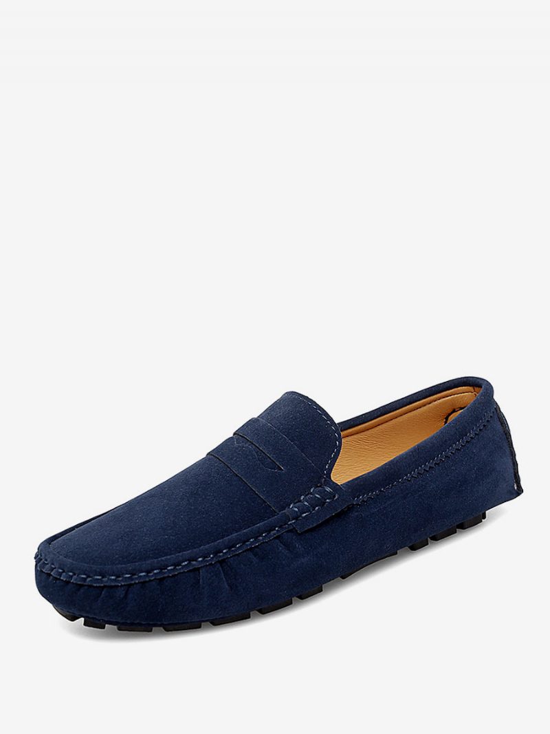 Loafer-schuhe Für Herren Runde Zehen-slip-on-fahrerschuhe