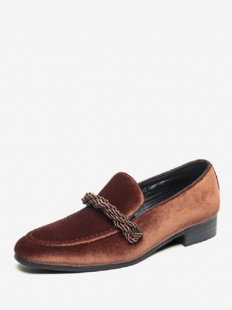 Loafer-schuhe Für Herren Slip-on Monk-riemen Runde Zehenpartie