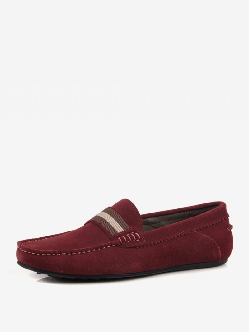 Loafer-slip-on-schuhe Aus Rindsleder Für Herren - Rot