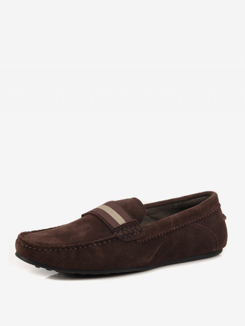 Loafer-slip-on-schuhe Aus Rindsleder Für Herren - Kaffeebraun