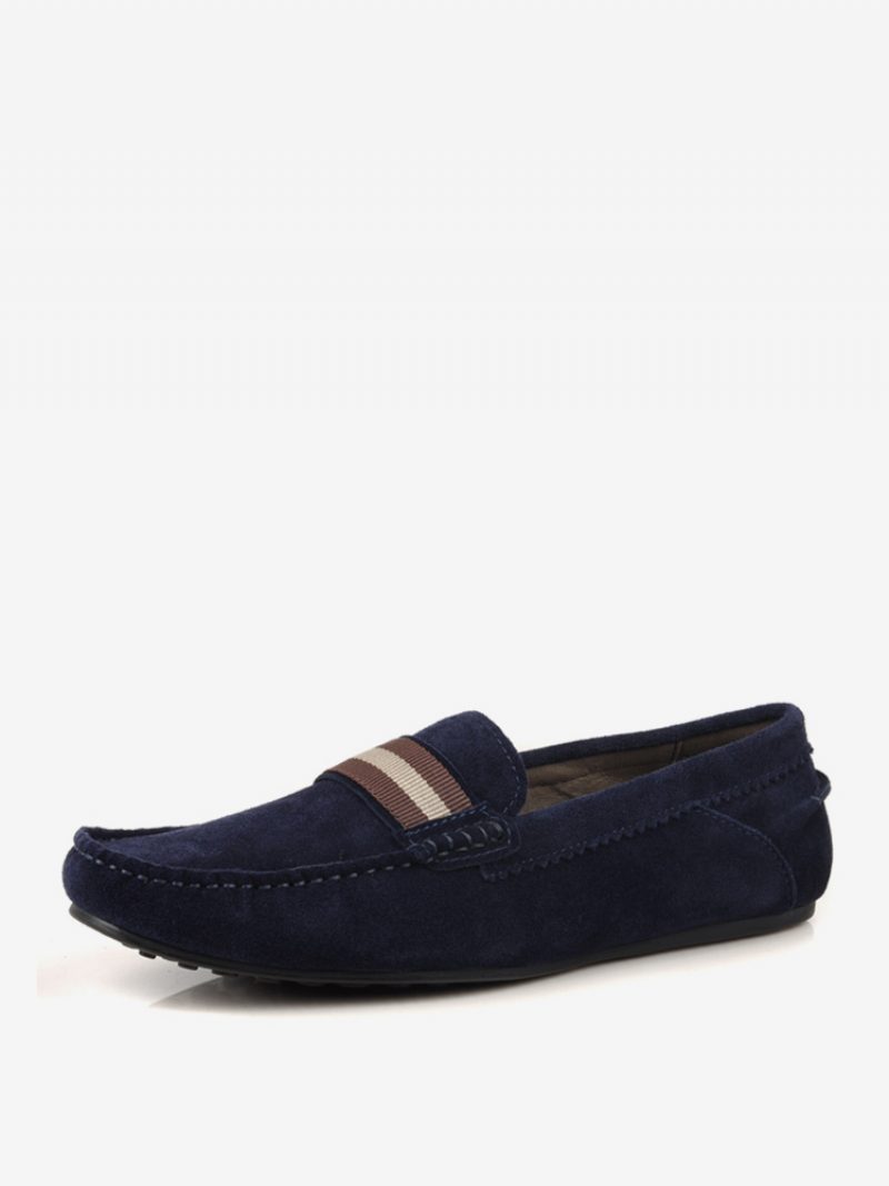 Loafer-slip-on-schuhe Aus Rindsleder Für Herren - Tiefblau