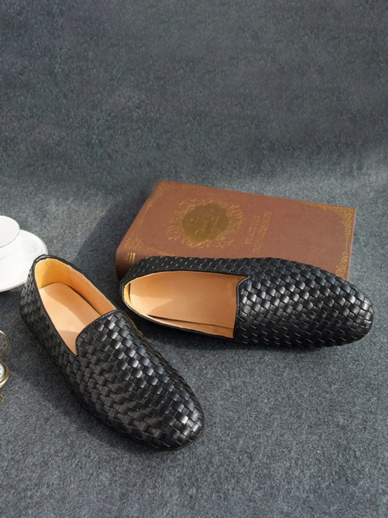 Slip-on-loafer-schuhe Für Herren Aus Rindsleder - Schwarz