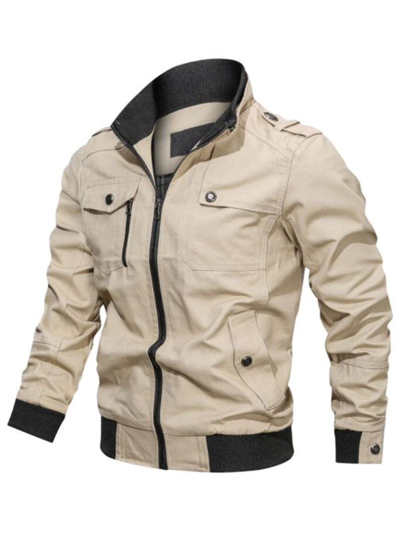 Herrenjacke Mit Reißverschluss Polyester Smart