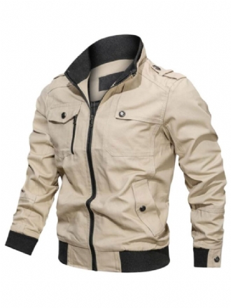 Herrenjacke Mit Reißverschluss Polyester Smart