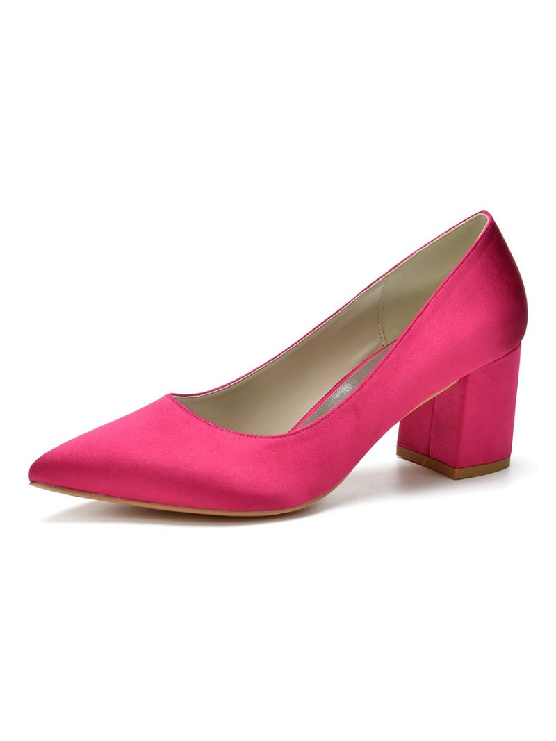 Damen-brautpumps Mit Niedrigem Absatz - Rose