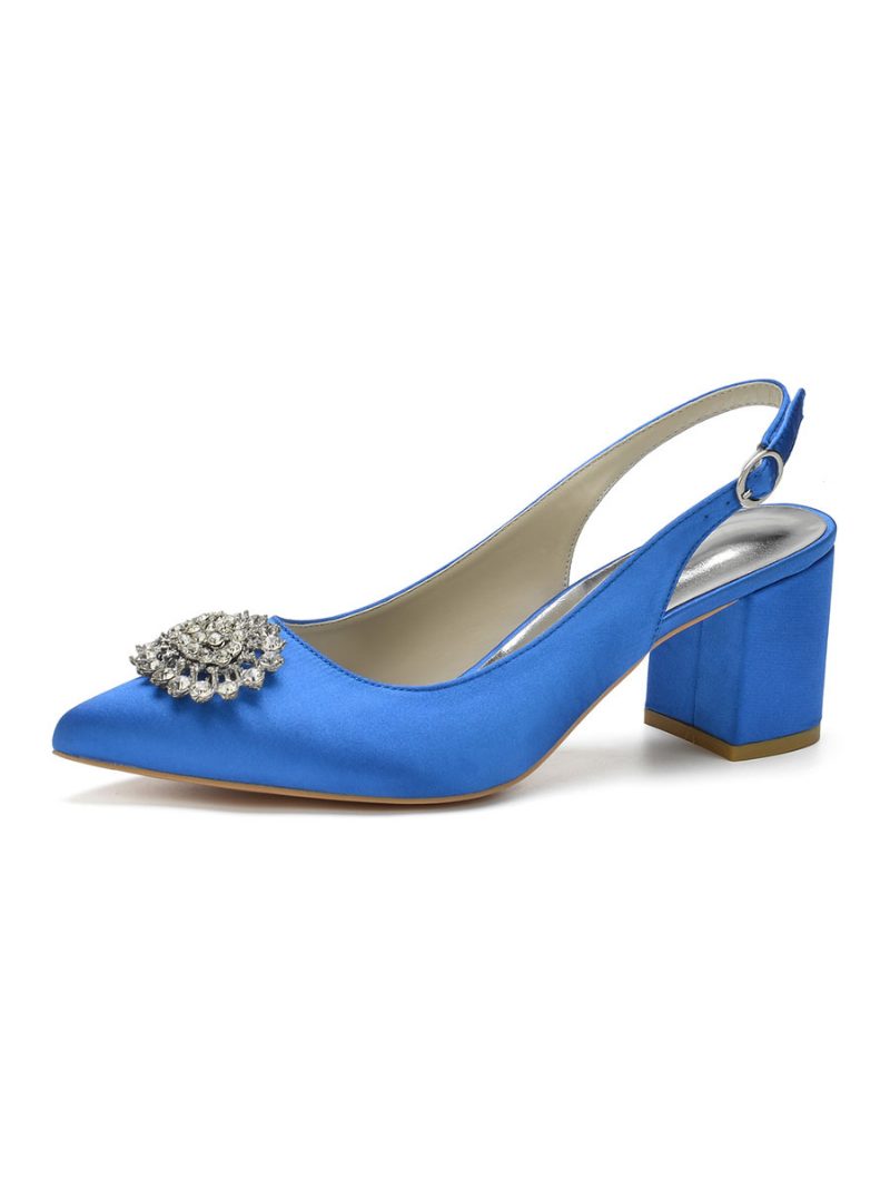 Damen-brautpumps Mit Niedrigem Absatz Und Slingback