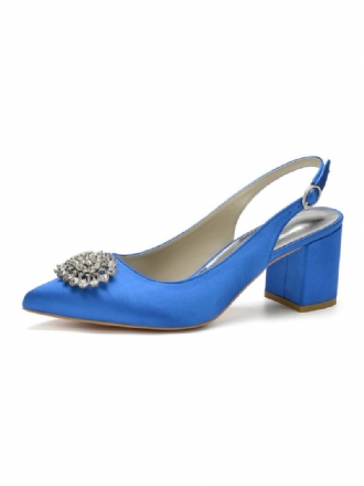 Damen-brautpumps Mit Niedrigem Absatz Und Slingback