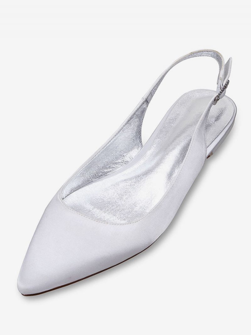 Flache Slingback-hochzeitsschuhe Für Damen