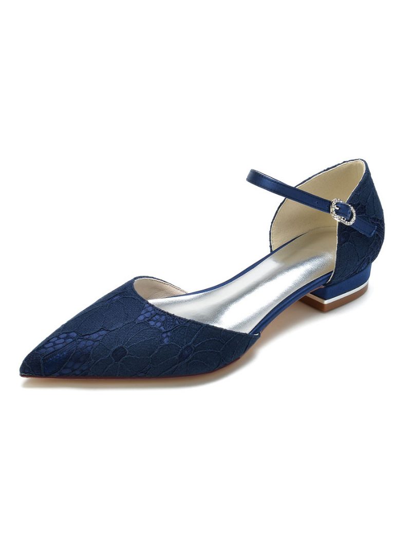 Mary-jane-brautschuhe Für Damen - Tiefblau