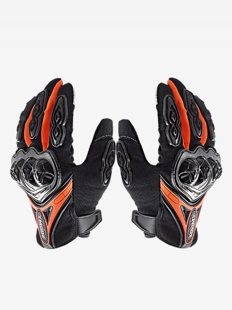 Winter Wasserdichte Motorradhandschuhe Touchscreen-reithandschuhe Warme Winddichte Rennrad-kletter-wanderhandschuhe - Orange