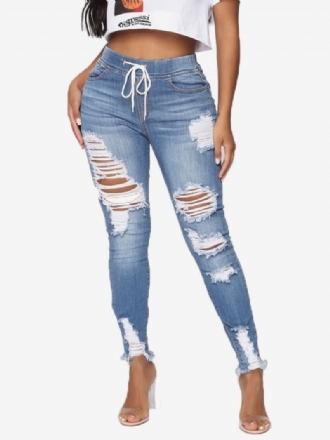 Damen-jeans Lässige Baumwollhose