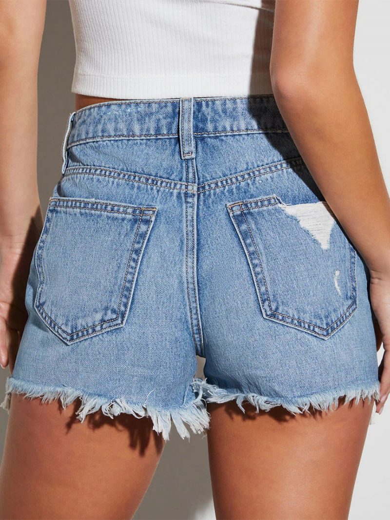 Shorts Für Damen Lässig - Helles Himmelblau