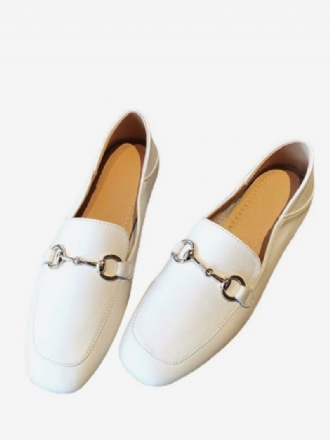 Damen-loafer Aus Pu-leder Mit Klobigem Absatz