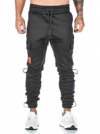 Herrenhose Schicke Schmal Zulaufende Jogginghose Schwarze Hose