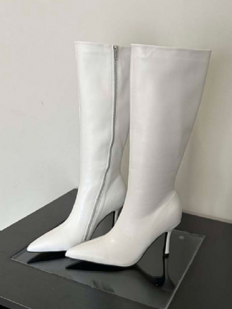 Schicke Kniehohe Stiefel Mit Stiletto-absatz Für Damen