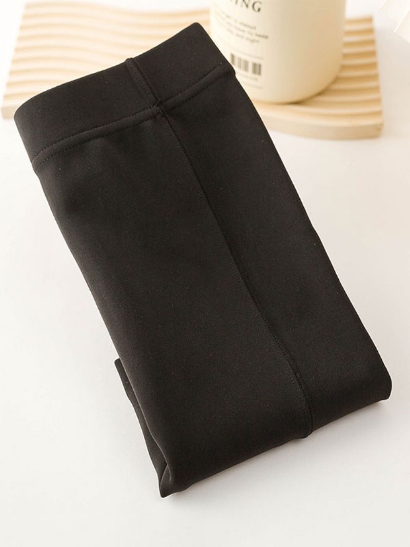 Leggings Für Damen Bequeme Nylon-strumpfhose 130 G Warme Winterstrümpfe - Schwarz