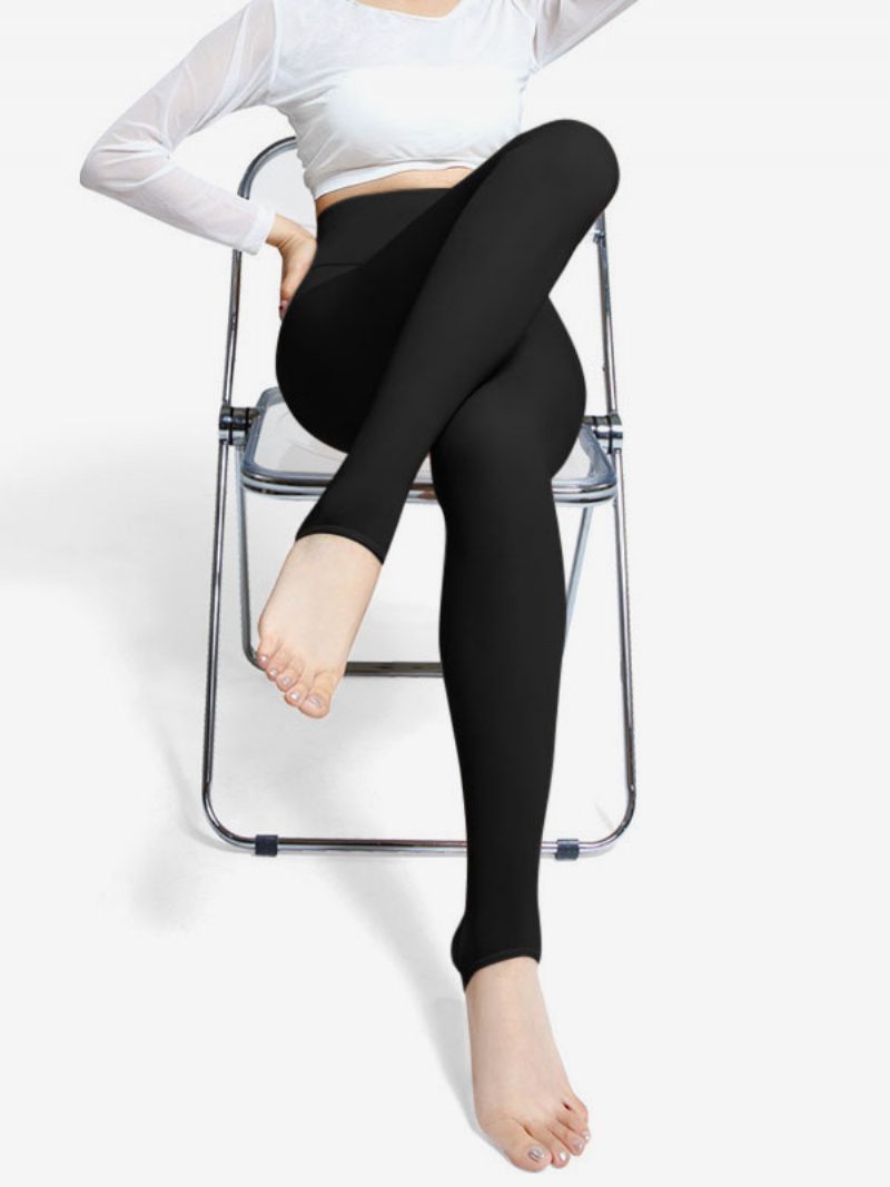 Leggings Für Damen Schlanke 400-g-strumpfhose Warme Winterstrümpfe - Schwarz