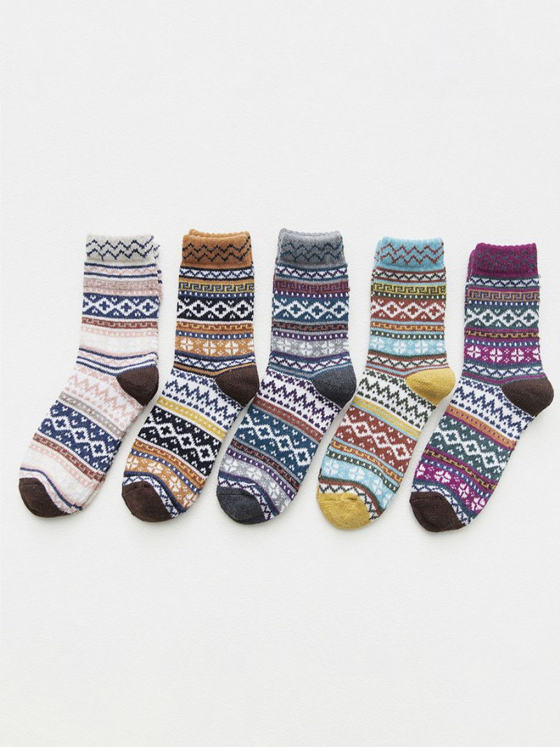 Socken Aus Grauer Poly-/baumwollmischung Im Farbblockdesign - Grau