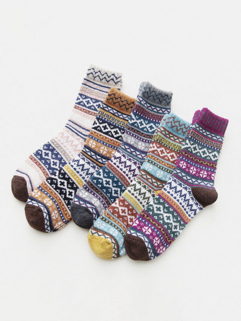 Socken Aus Grauer Poly-/baumwollmischung Im Farbblockdesign - Grau