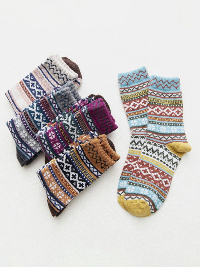 Socken Aus Grauer Poly-/baumwollmischung Im Farbblockdesign - Grau