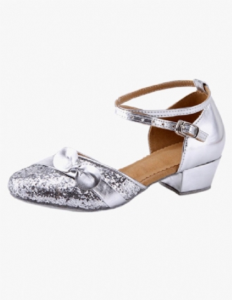 Glitzernde Latin-tanzschuhe Für Damen Mit Knöchelriemen