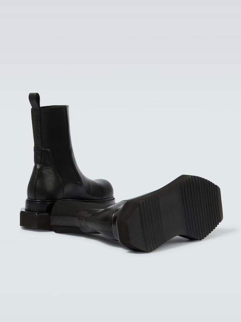 Schuhe Herrenschuhe Arbeitsstiefel Herrenstiefel Rindsleder Klassisch Schwarz - Schwarz