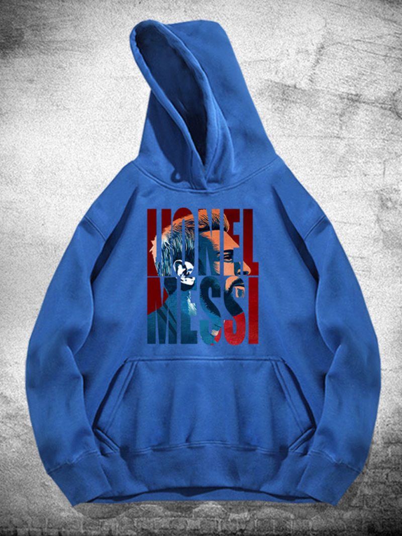 Argentinien Messi Nummer 10 Hoodie Herren Top - Blau