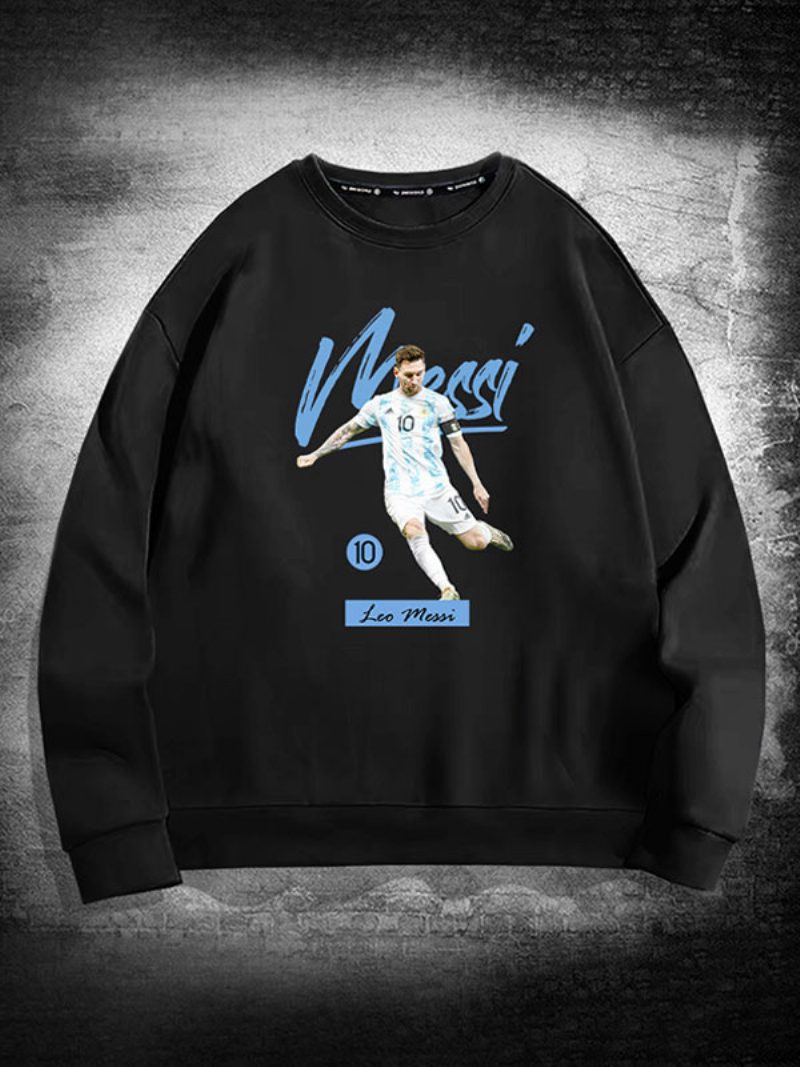 Argentinien Messi-sweatshirt Mit Langen Ärmeln Für Herren