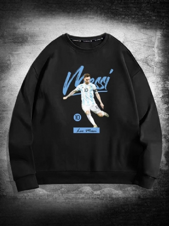 Argentinien Messi-sweatshirt Mit Langen Ärmeln Für Herren