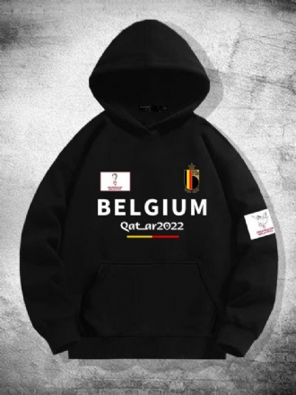 Belgien Team Hoodie Herrenoberteil