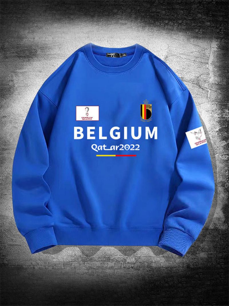 Belgien-team-sweatshirt-herrenoberteil - Blau