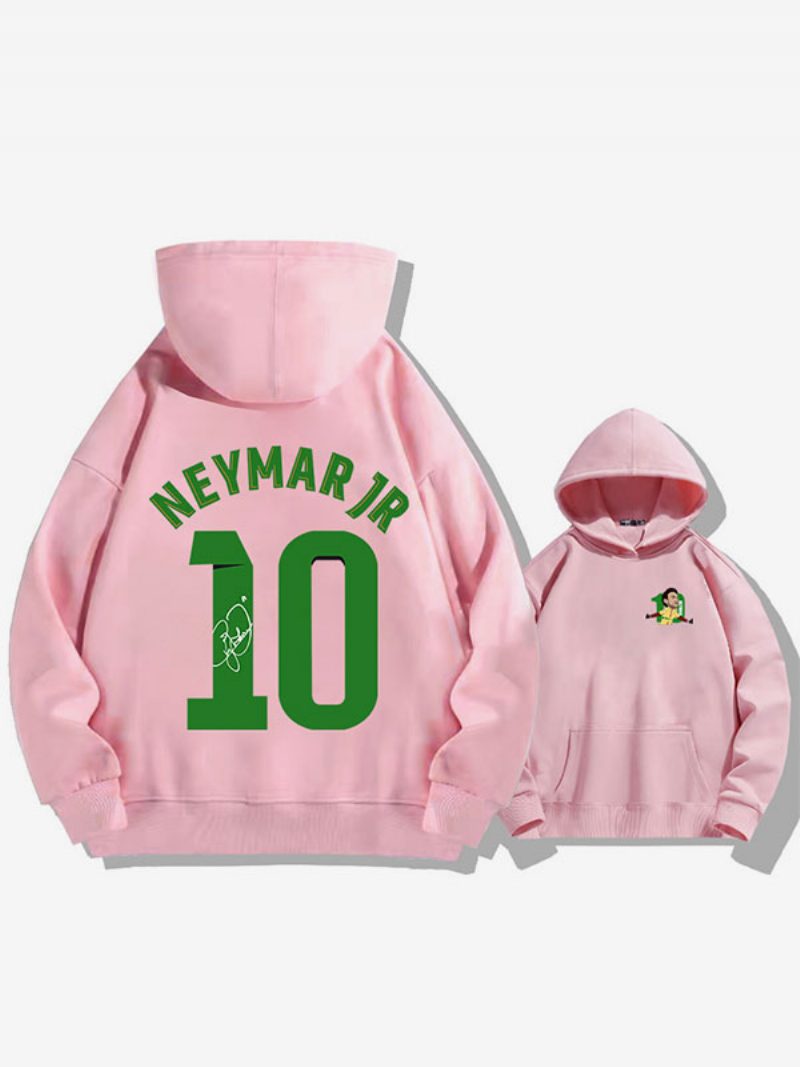 Brasilien Trainings-hoodie Neymar Nummer 10 Herrenoberteil - Rosa