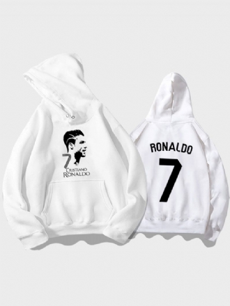 Cristiano Trainings-hoodie Ronaldo Nummer 7 Herren-oberteil