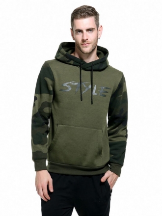 Herren-kapuzenpullover Mit Kapuze Langen Ärmeln Bedrucktes Polyester-freizeit-sweatshirt