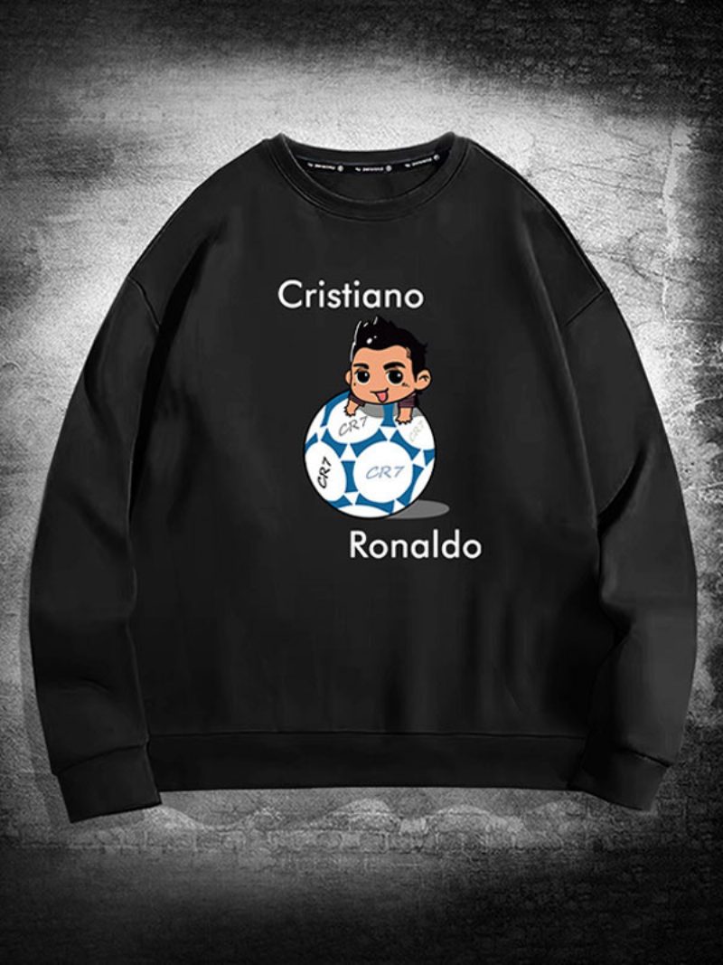 Herren-ronaldo-sweatshirt Mit Langen Ärmeln