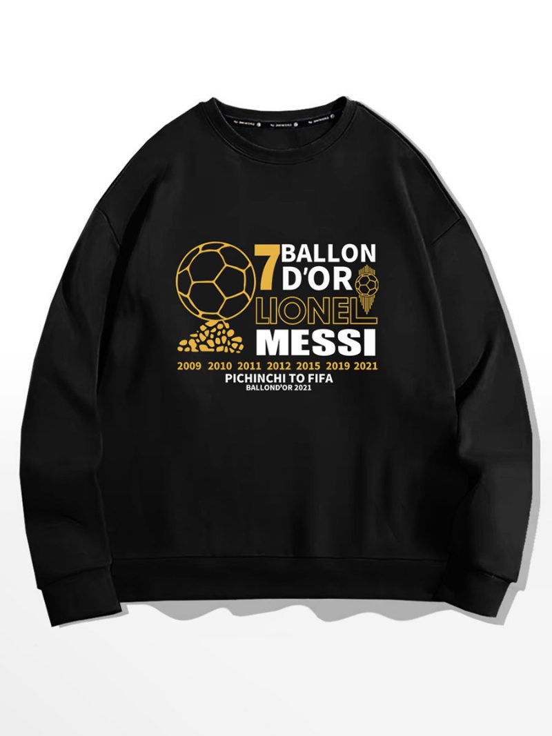 Messi Ballon D'or Sweatshirt Herrenoberteil