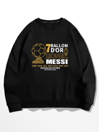 Messi Ballon D'or Sweatshirt Herrenoberteil