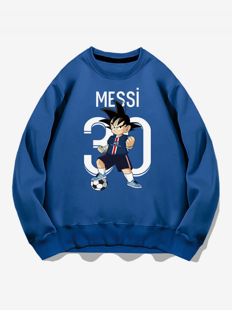 Messi Sweatshirt Herren-oberteil Für Erwachsene - Blau