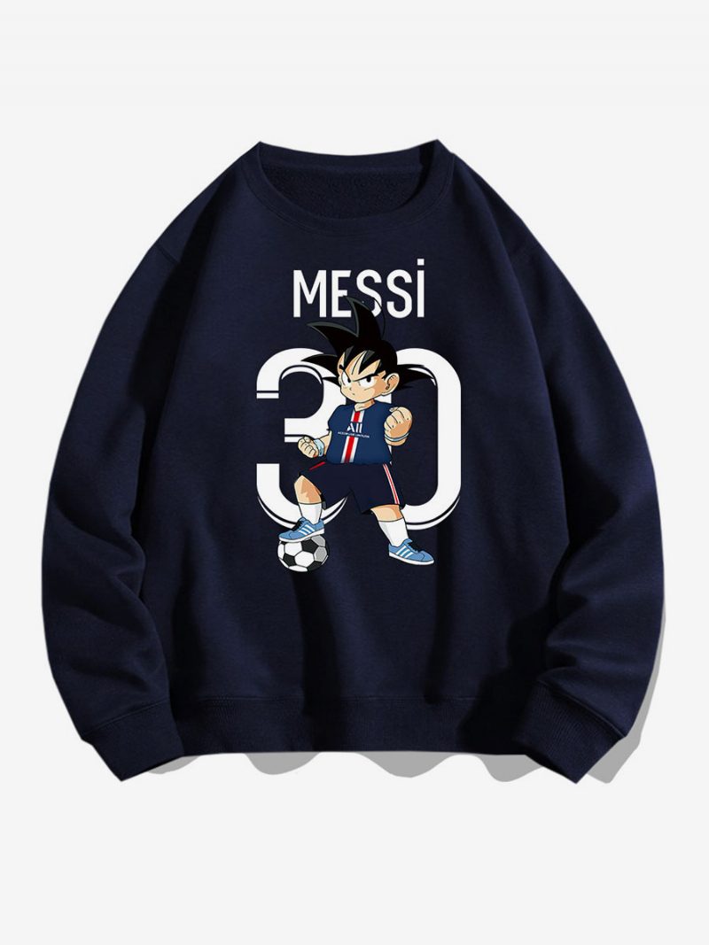 Messi Sweatshirt Herren-oberteil Für Erwachsene - Tiefblau