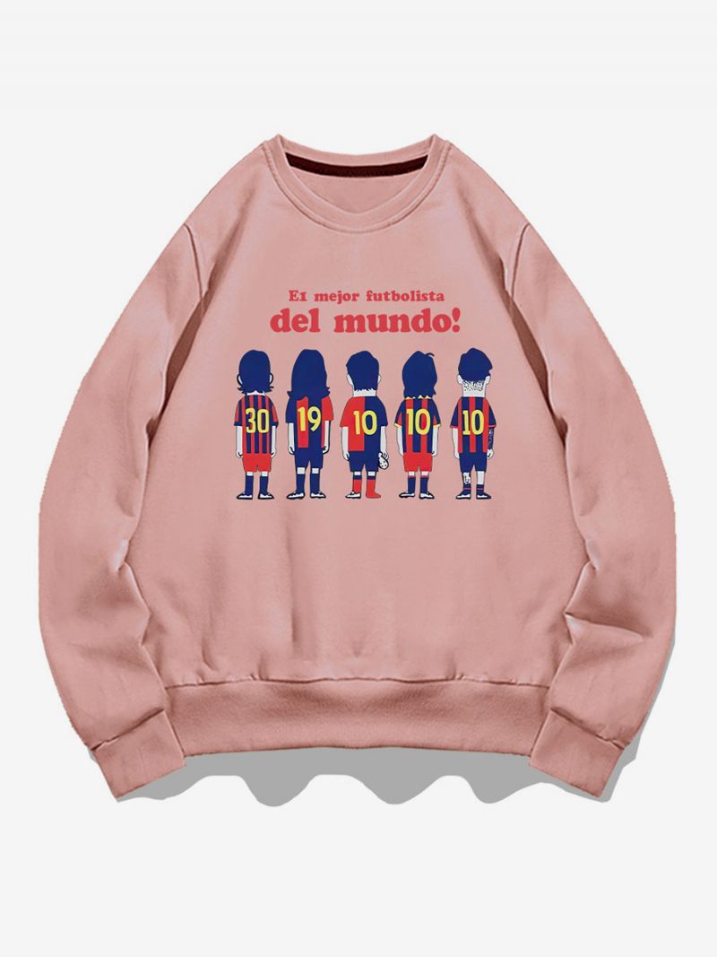 Messi Sweatshirt Herren-oberteil Für Erwachsene - Rosa