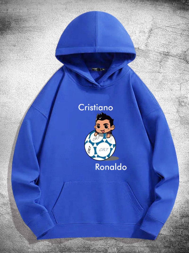 Ronaldo Langarm-hoodie Für Herren - Blau